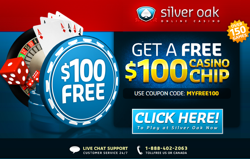 Silver Oak Casino $100 Free Chip