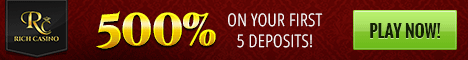 Fresh creative! New English banners for the New Rich Casino